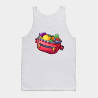 Fruit Filled Fanny Pack Belt Bag Athletic Trainer Tank Top